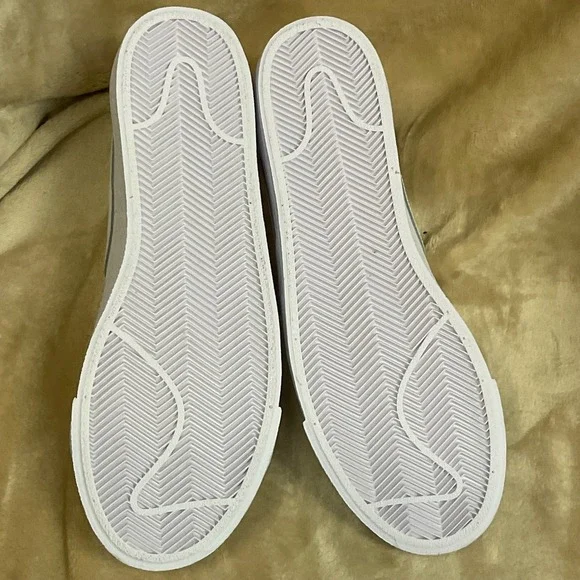 Nike Blazer Low Platform Sneakers "Triple White" (W) Sz 9"5 - Picture 5 of 7